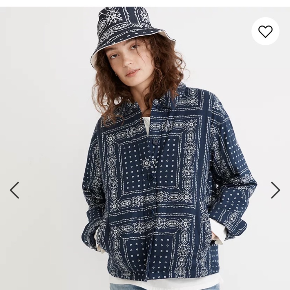 Madewell Padded Chore Bandana Vintage Jacket